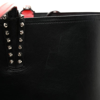 Christian Louboutin Calfskin In Love East West Cabata Tote Black Multicolor 13 of 17