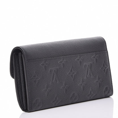 Louis Vuitton Empreinte Sarah Wallet NM Black 3 of 8