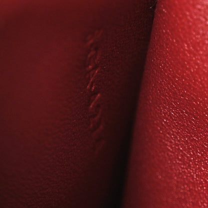 Celine Shiny Calfskin Teen Triomphe Light Burgundy 9 of 15