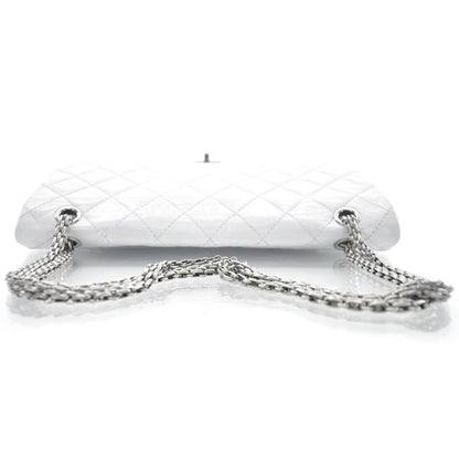 Chanel Aged Calfskin 50th Anniversary 2.55 Reissue 227 White 4 of 10