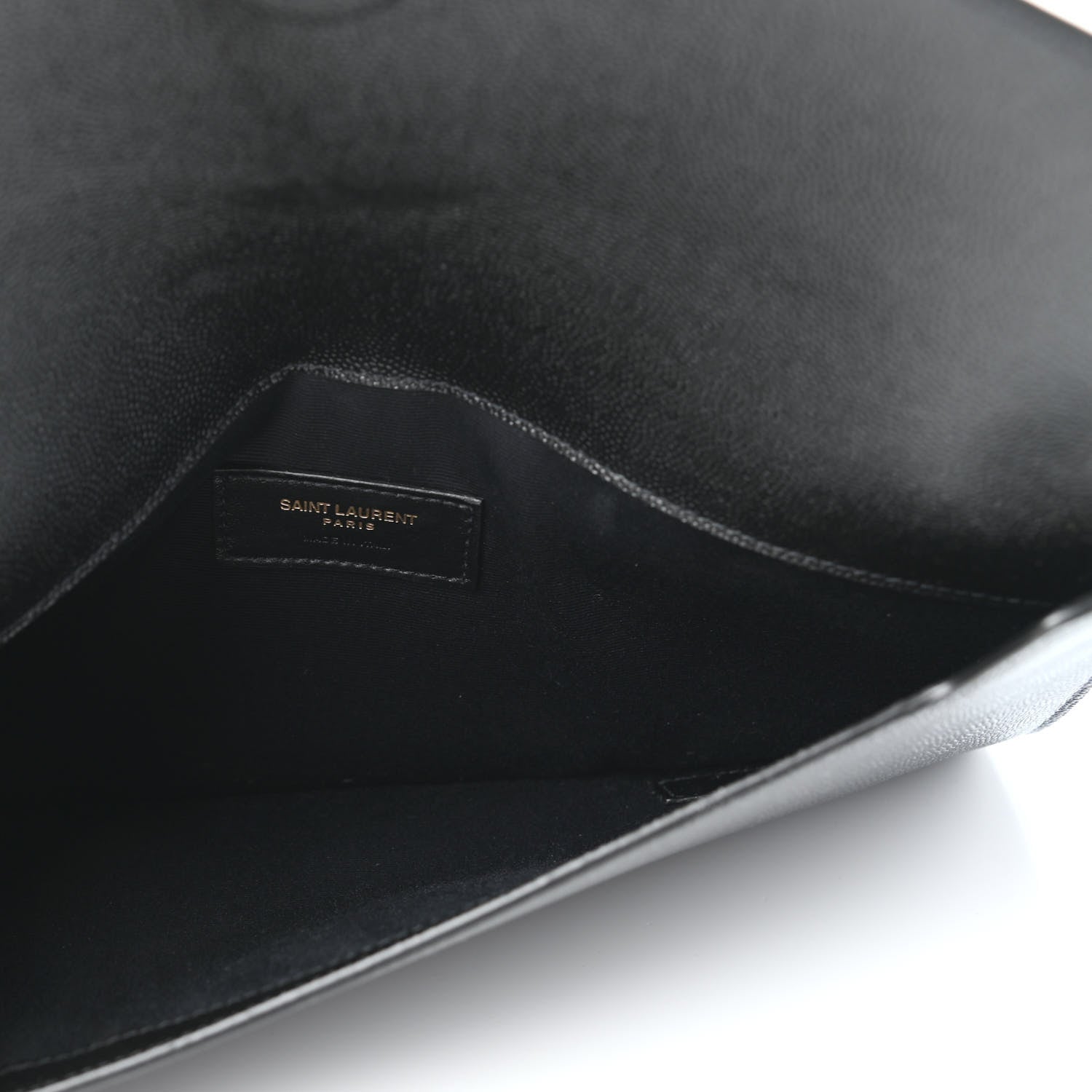 Saint Laurent Grain De Poudre Uptown Pouch Black 3 of 4