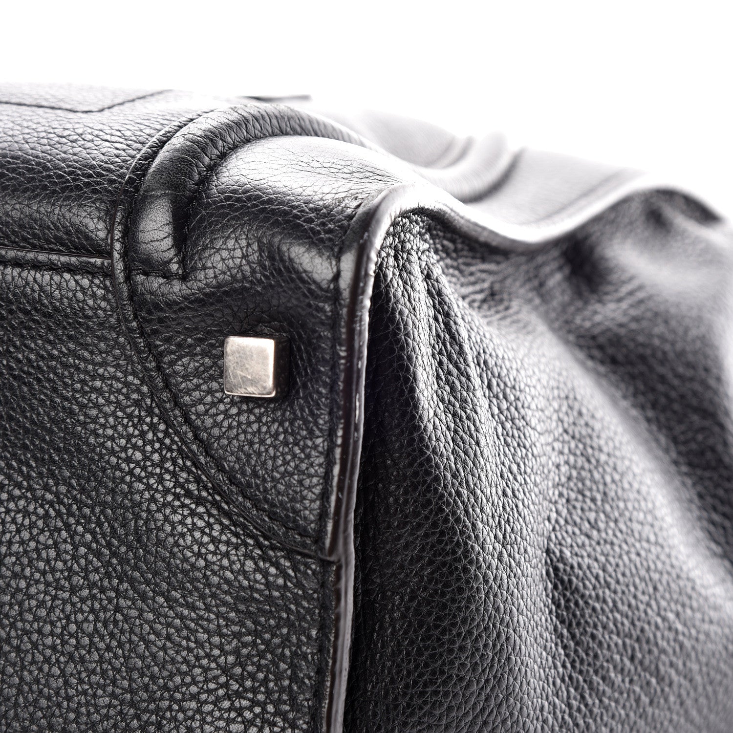 Celine Drummed Calfskin Mini Luggage Black 13 of 18