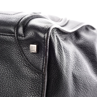 Celine Drummed Calfskin Mini Luggage Black 13 of 18