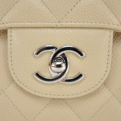 Chanel Caviar Jumbo Single Flap Beige Clair 8 of 12