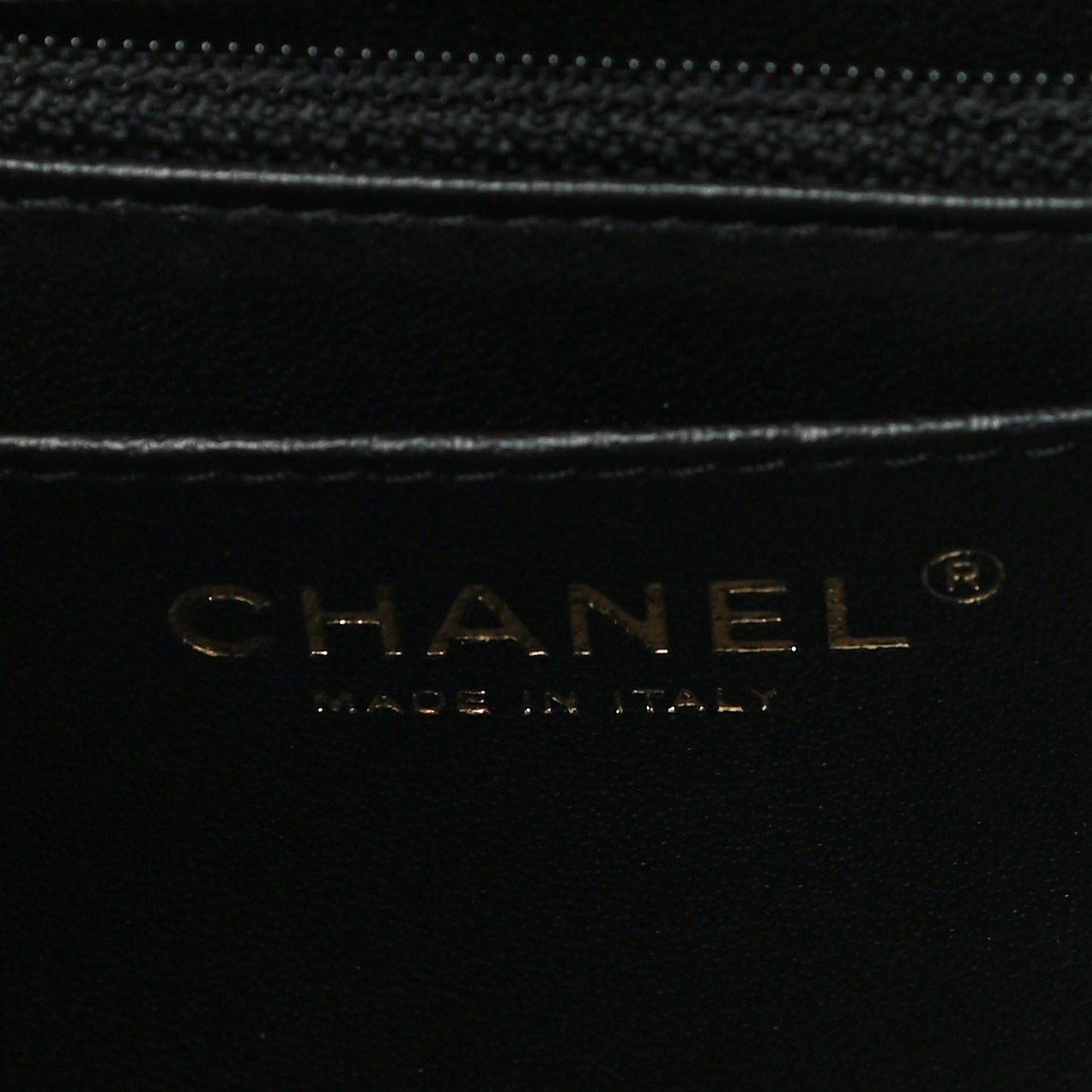 Lambskin Quilted Mini Square Flap Black