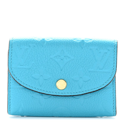 Louis Vuitton Empreinte Rosalie Coin Purse Turquoise 1 of 9