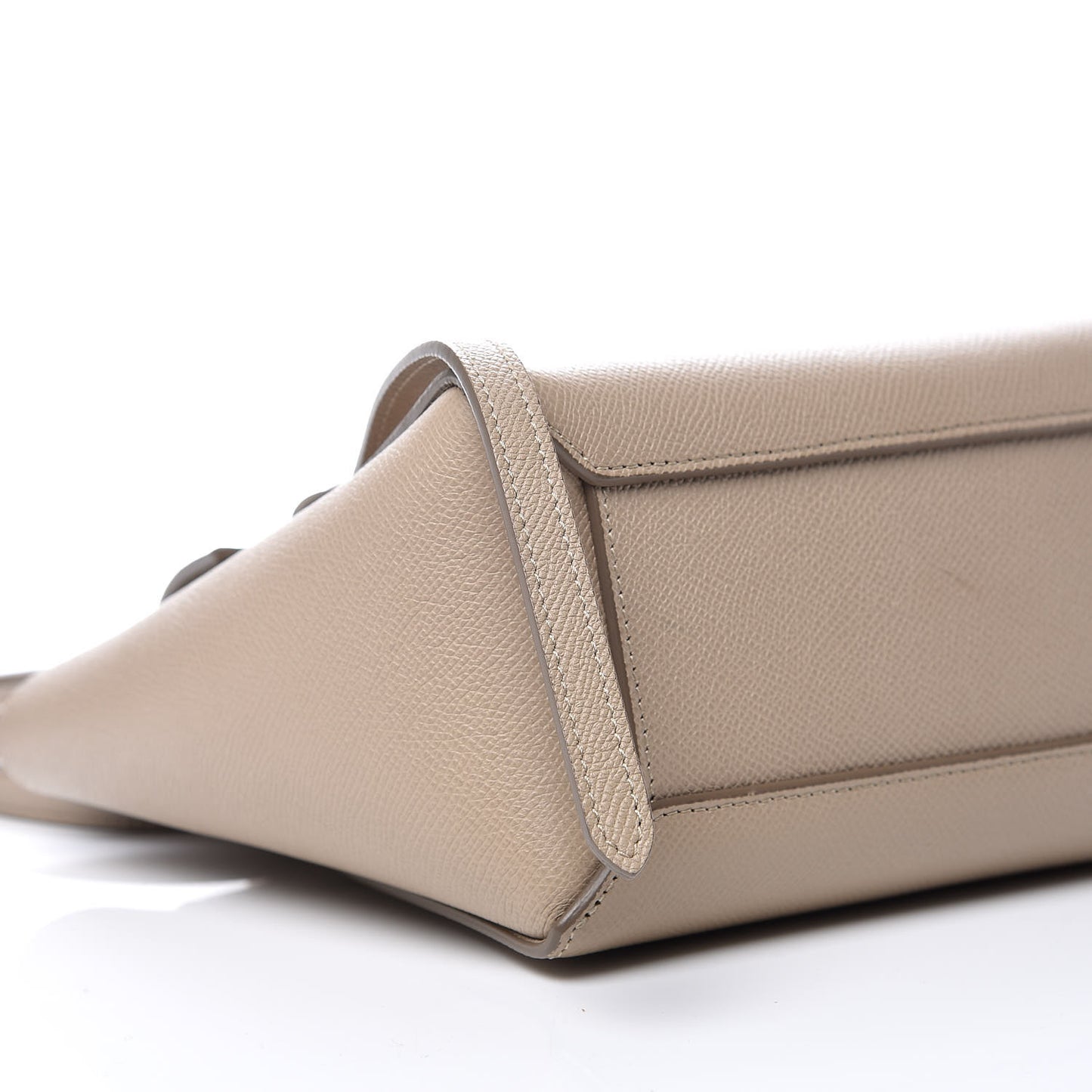 Grained Calfskin Nano Belt Bag Light Taupe