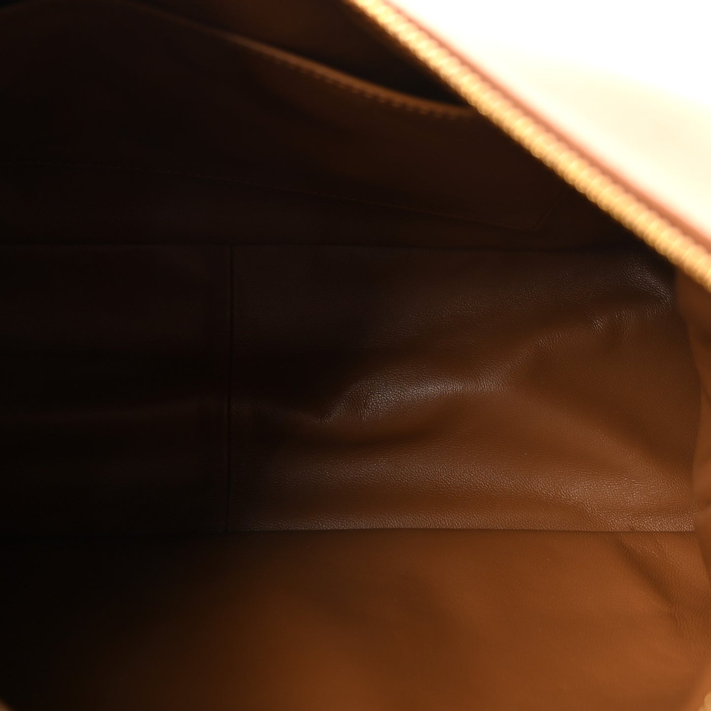 Soft Calfskin Large Aimee Shoulder Bag Caramel