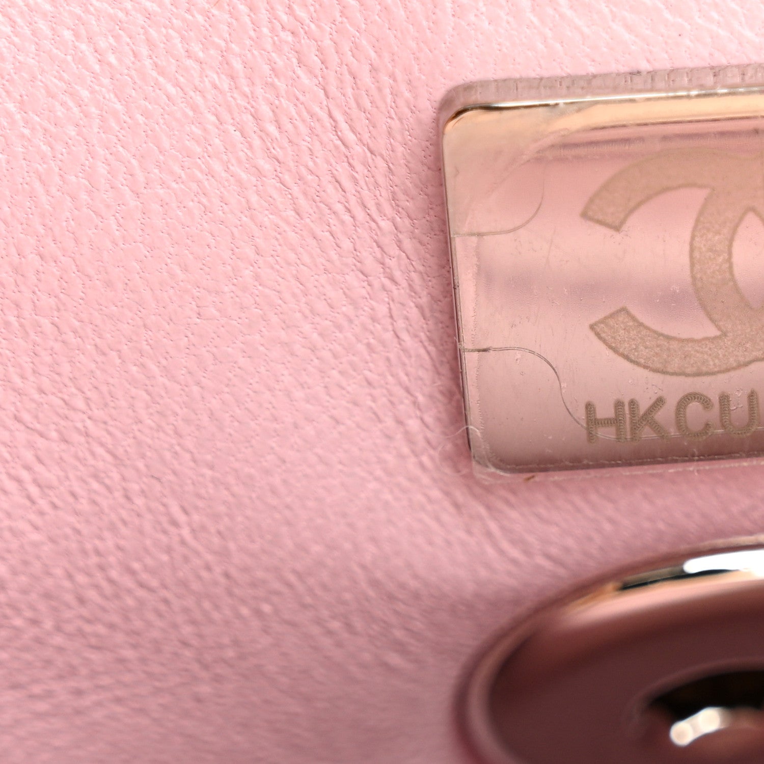 Chanel Iridescent Caviar Quilted Mini Coco Handle Flap Light Pink 7 of 10