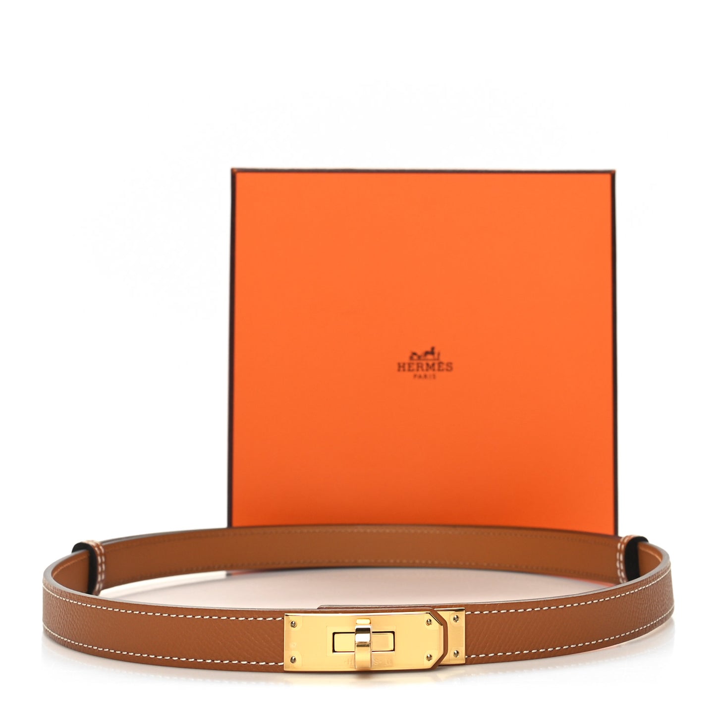 Epsom Kelly Belt Gold