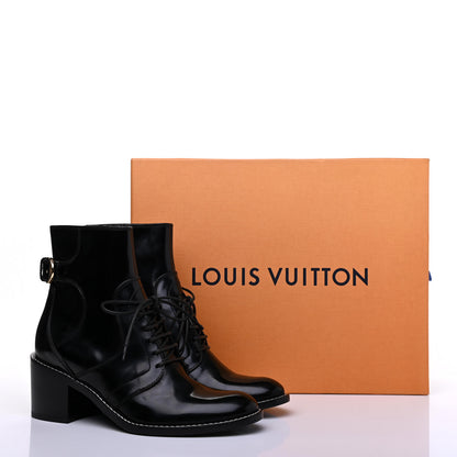 Louis Vuitton Calfskin Ankle Boots 36 Black 13 of 13