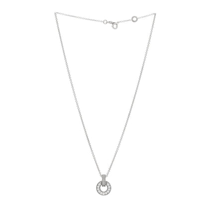 Bulgari 18K White Gold Diamond BVLGARI BVLGARI Pendant Necklace 3 of 5