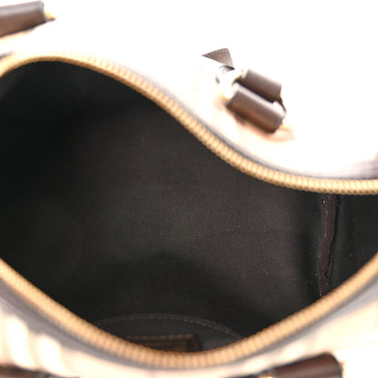 Burberry Haymarket Check Small Chester Bowling Bag Chocolate 5 of 10
