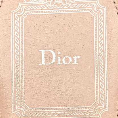 Christian Dior Cotton Embroidered Ribbon J'Adior 100mm Sandals 36 Black 8 of 11