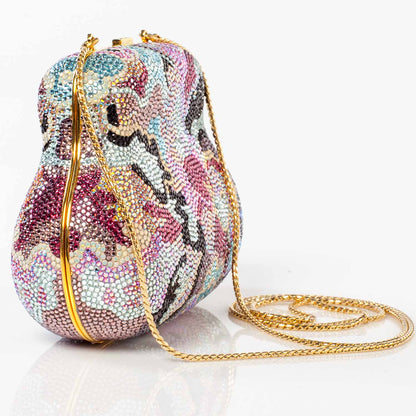 Judith Leiber Crystal Floral Minaudiere Clutch Multicolor 3 of 15