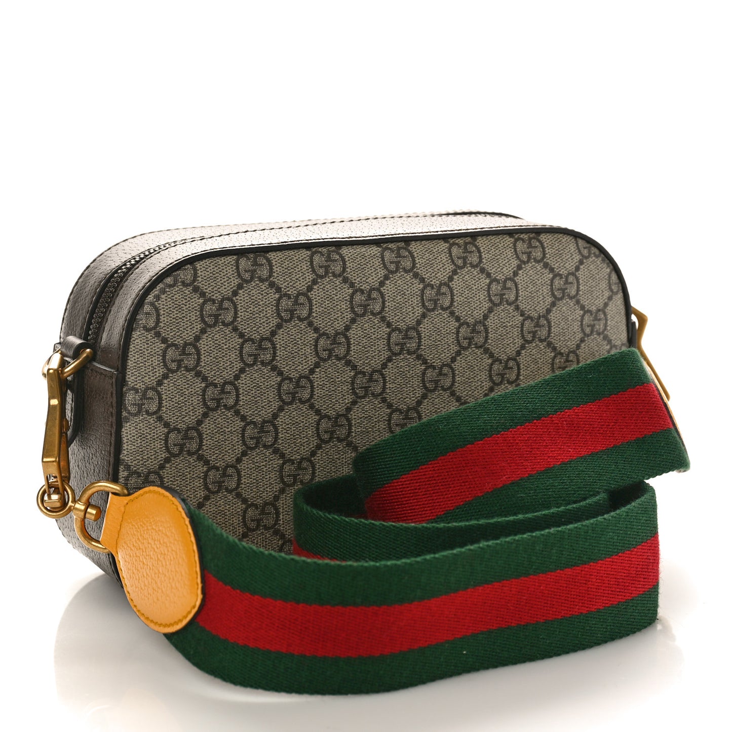 GG Supreme Monogram Web Neo Vintage Shoulder Bag Beige New Acero Crop