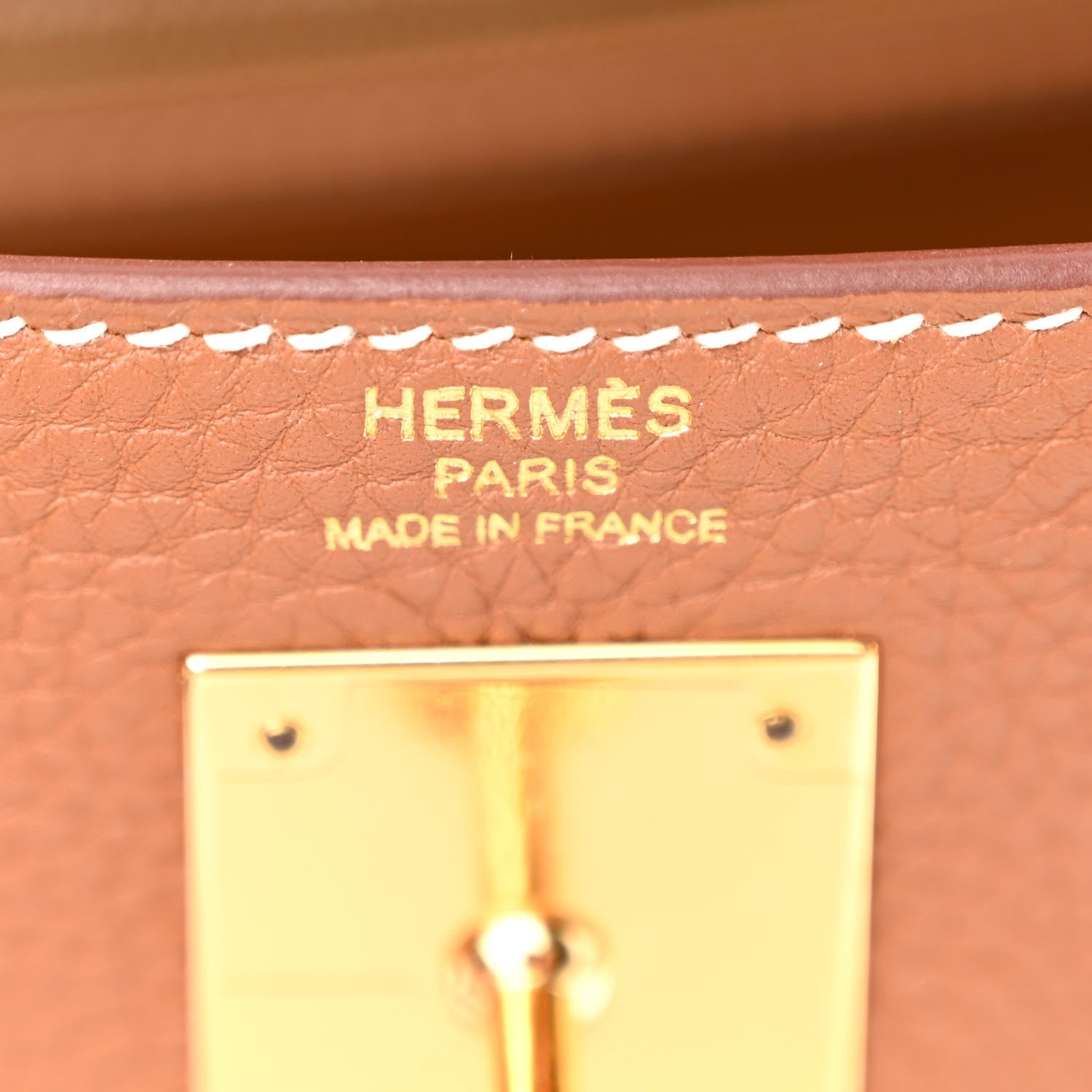 Hermes Togo Kelly Retourne 28 Gold 6 of 12