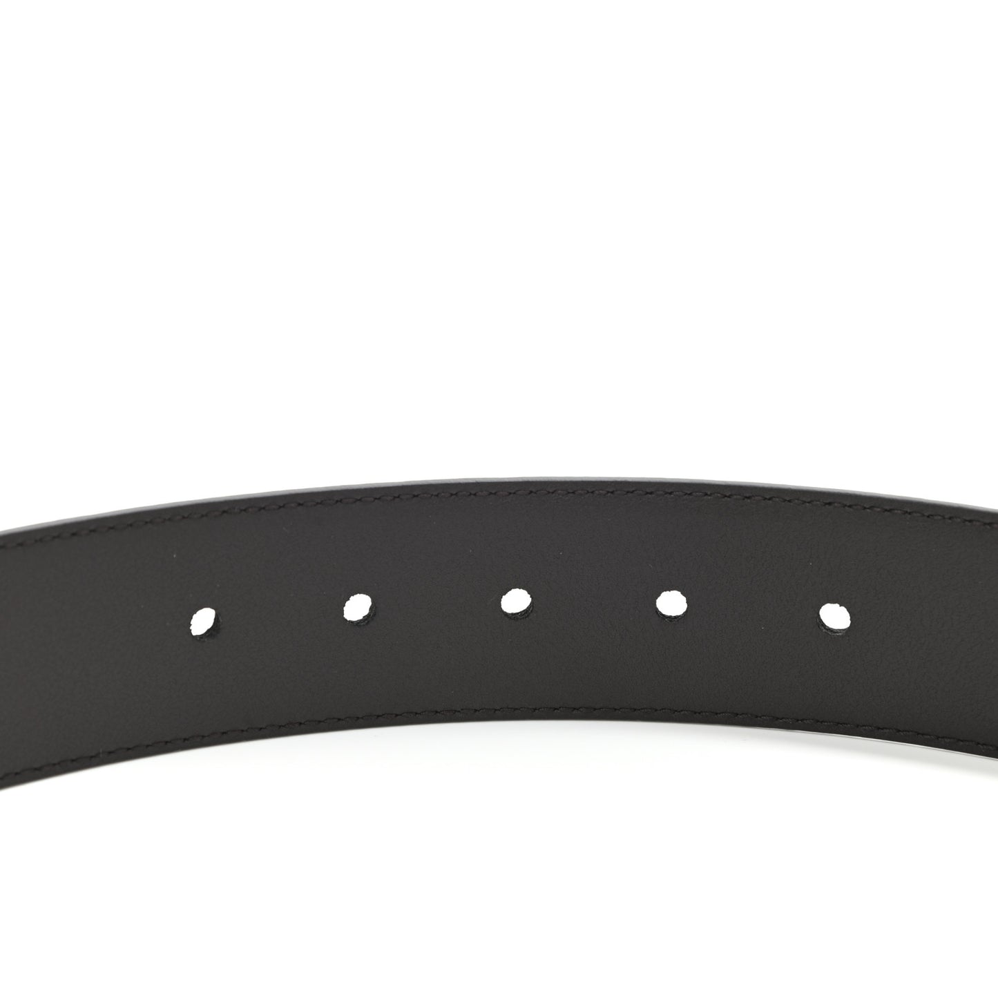 Soft Microguccissima Margaux Calfskin Belt 90 36 Testa di Moro