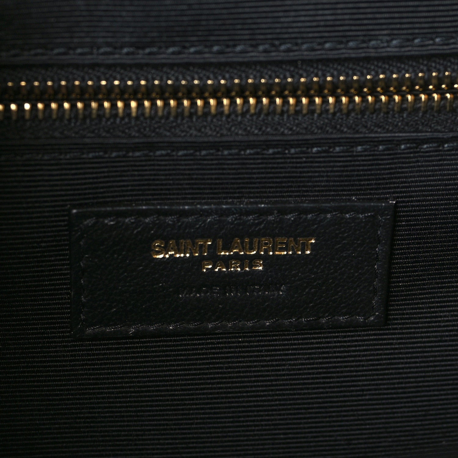 Saint Laurent Grain De Poudre Textured Mixed Matelasse Large Triquilt Monogram Satchel Black 5 of 8