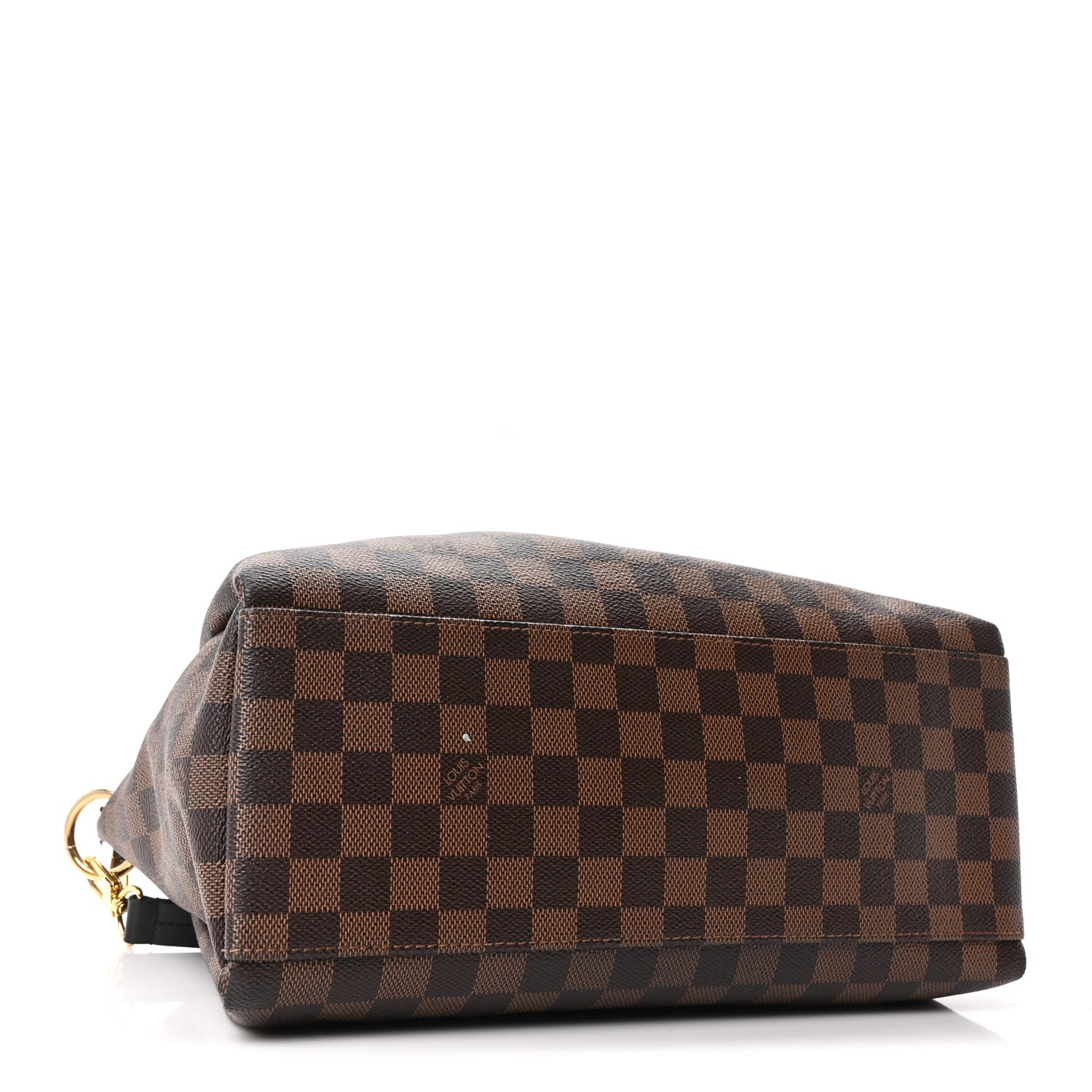 Louis Vuitton Damier Ebene Odeon Tote MM Black 4 of 9