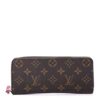 Louis Vuitton Monogram Clemence Wallet Hot Pink 1 of 12