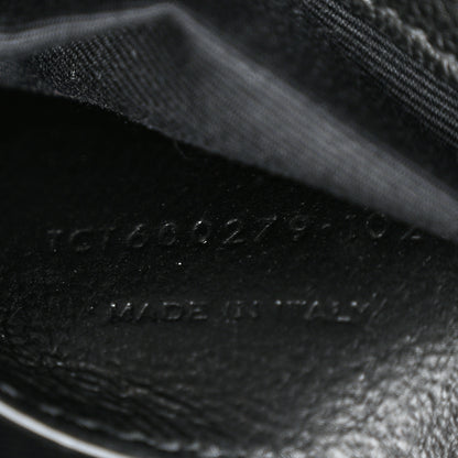 Saint Laurent Sheepskin Matelasse Chevron Monogram Medium College Bag Black 8 of 13