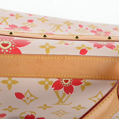Louis Vuitton Monogram Cherry Blossom Sac Retro Bag Red 2 of 13