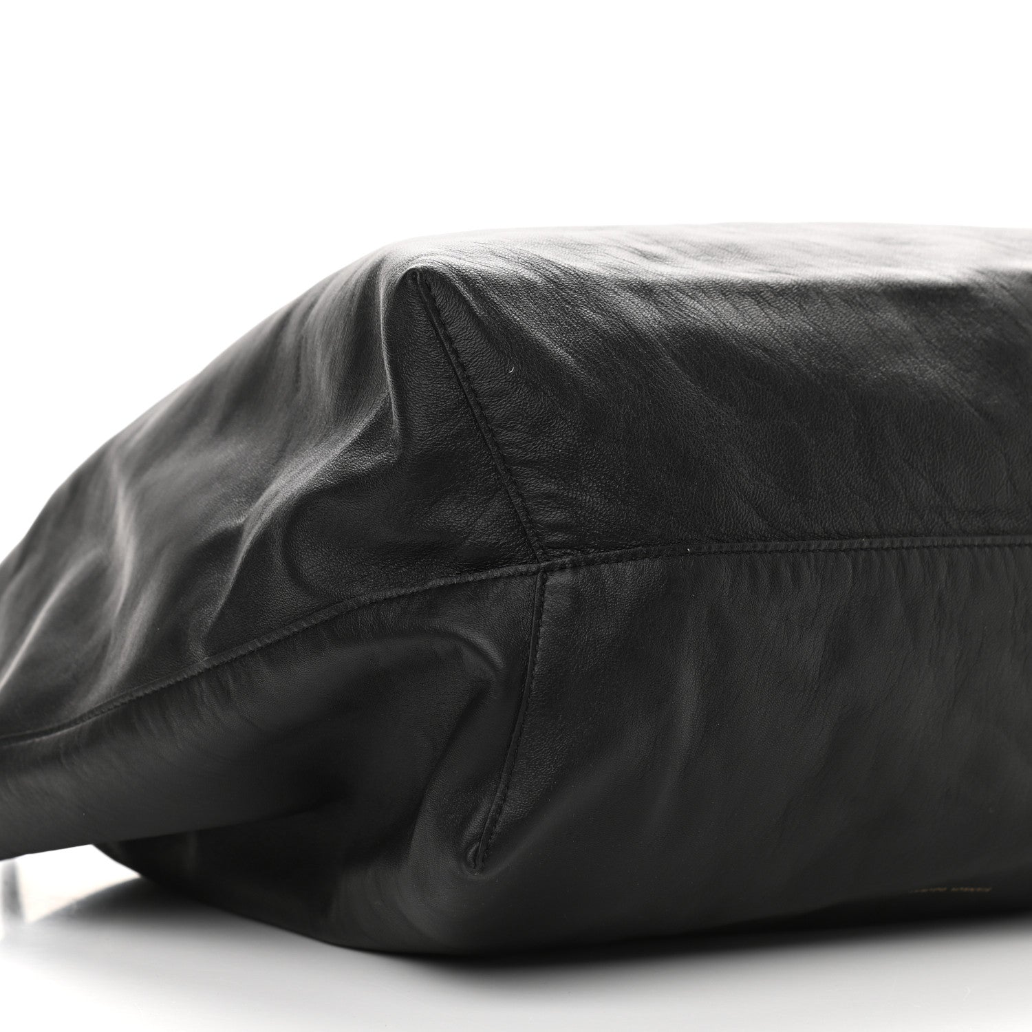 Mansur Gavriel Lambskin Oversized Tote Black 9 of 10