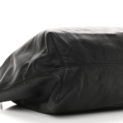 Mansur Gavriel Lambskin Oversized Tote Black 9 of 10