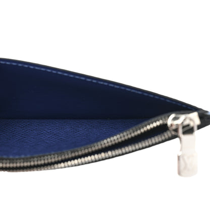 Louis Vuitton Taigarama Coin Card Holder Cobalt Blue 5 of 9