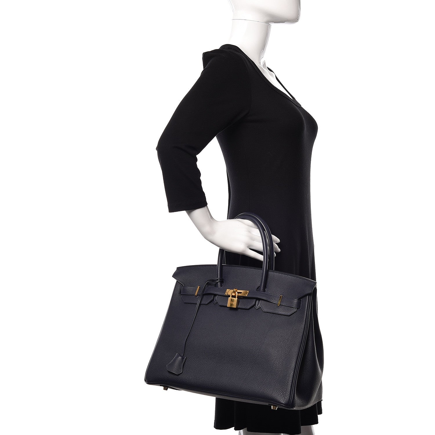 Hermes Togo Birkin 35 Bleu Nuit 2 of 13
