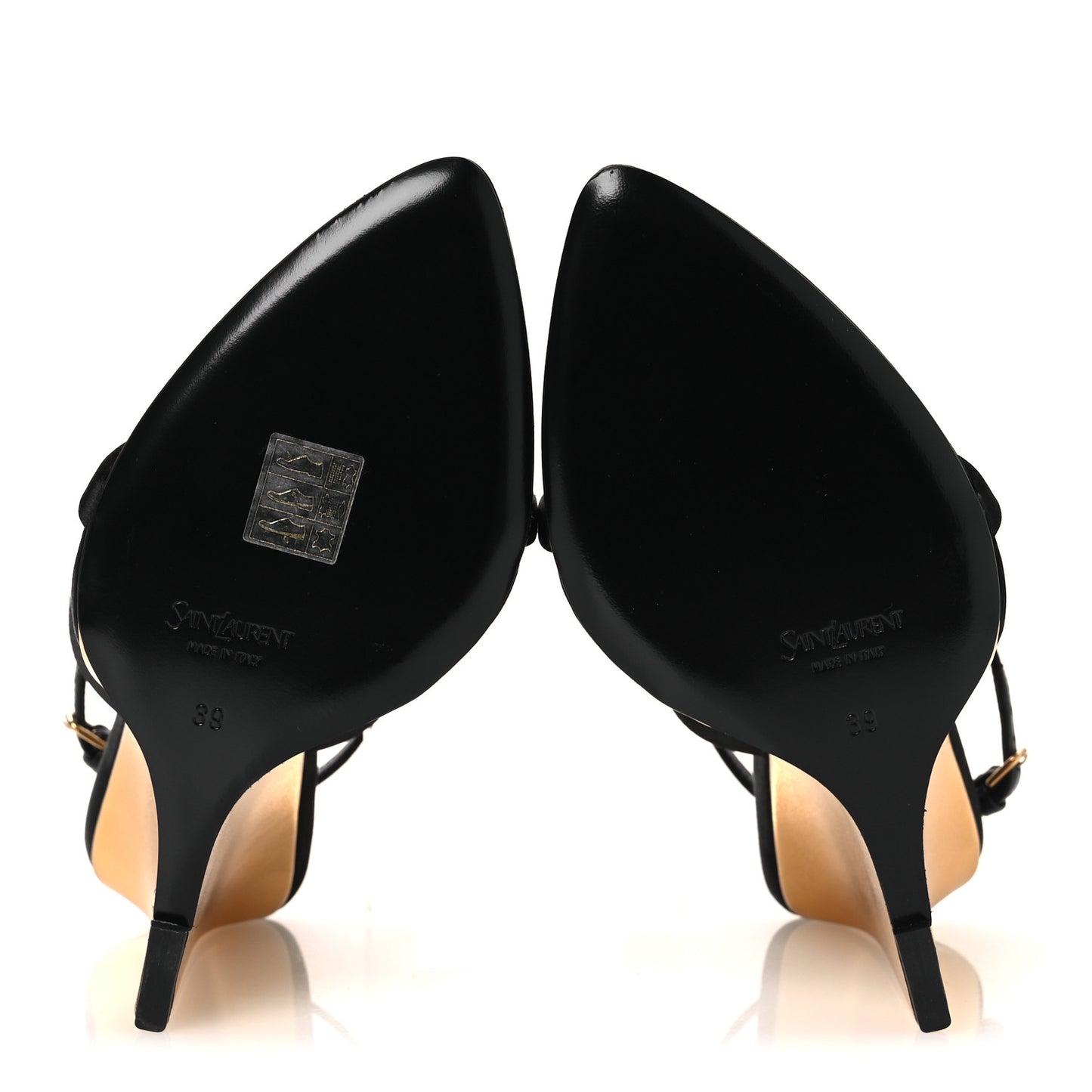Raso Regale Salome 110 Wedge Sandals 39 Black
