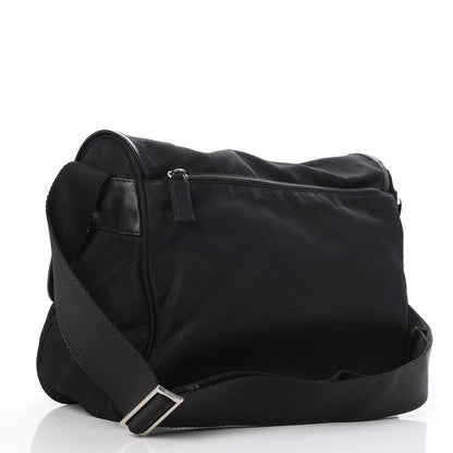 Prada Nylon Vela Messenger Bag Black 3 of 7