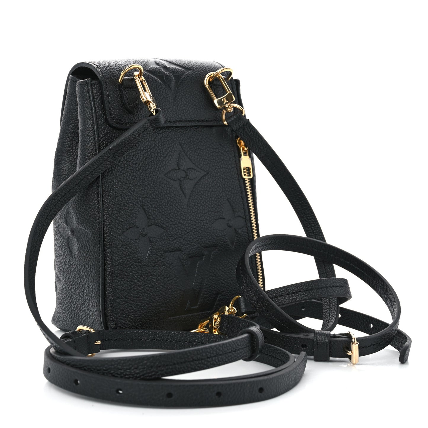 Empreinte Monogram Giant Tiny Backpack Black
