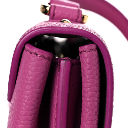 Salvatore Ferragamo Grained Calfskin Mya Flip Lock Shoulder Bag Pink 10 of 14