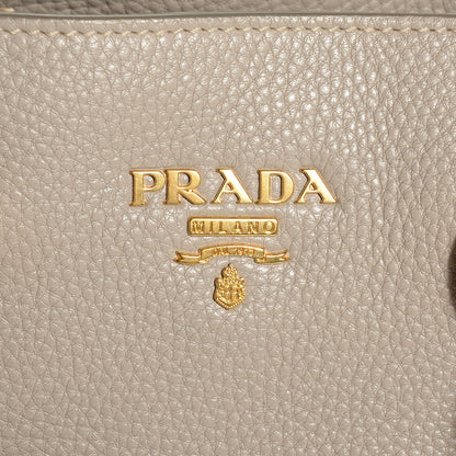 Prada Vitello Daino Shopping Tote Pomice 6 of 10