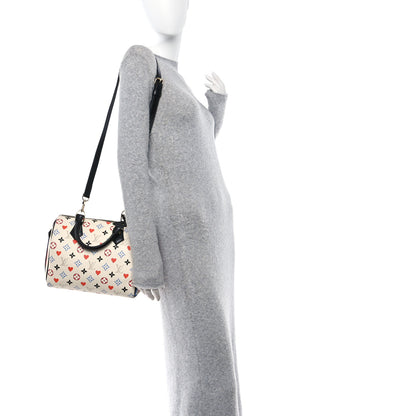 Louis Vuitton Game On Speedy Bandouliere 25 White 2 of 13