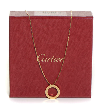 Cartier 18K Yellow Gold LOVE Pendant Necklace 7 of 7