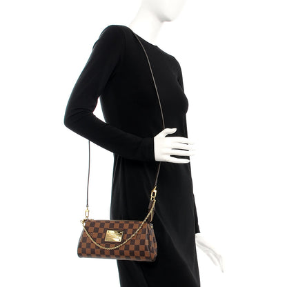 Louis Vuitton Damier Ebene Eva Clutch 3 of 13