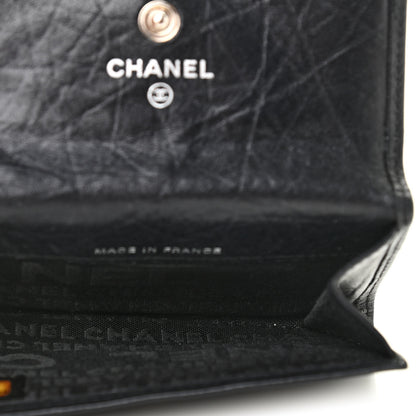 Chanel Calfskin Quilted Cambon Key Holder Case Black 5 of 8