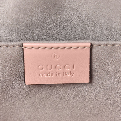Gucci Calfskin Matelasse Small GG Marmont Chain Shoulder Bag Perfect Pink 8 of 10