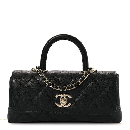 Chanel Caviar Quilted Maxi East West Coco Handle Flap Black 1 of 13