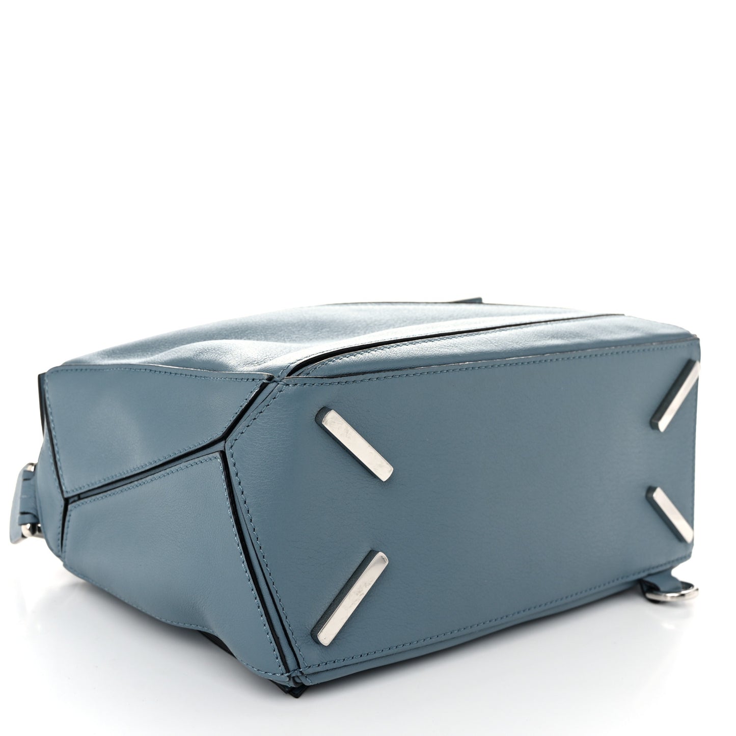 Calfskin Small Puzzle Bag Stone Blue