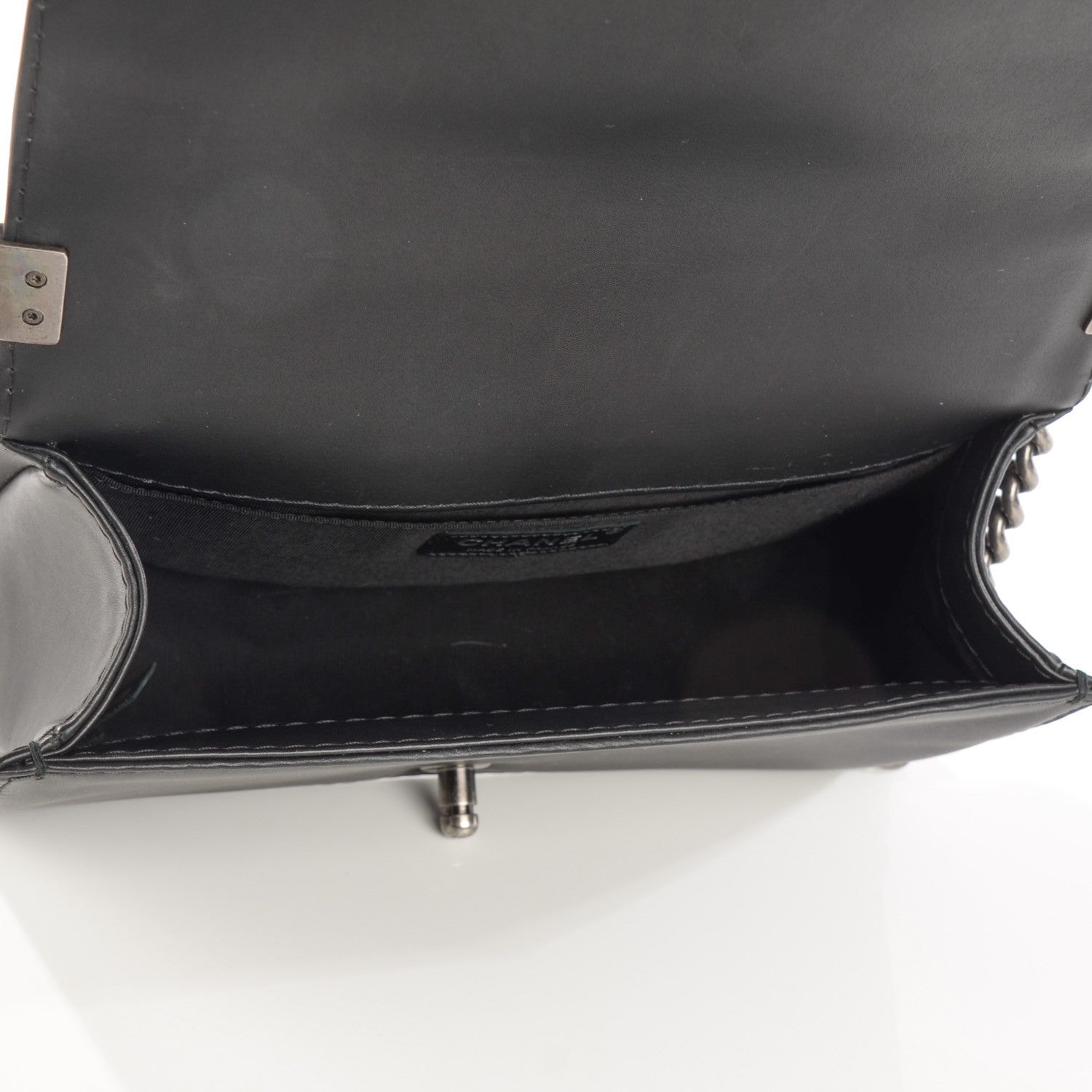 Chanel Calfskin Quilted Medium Boy Flap Black 5 of 9