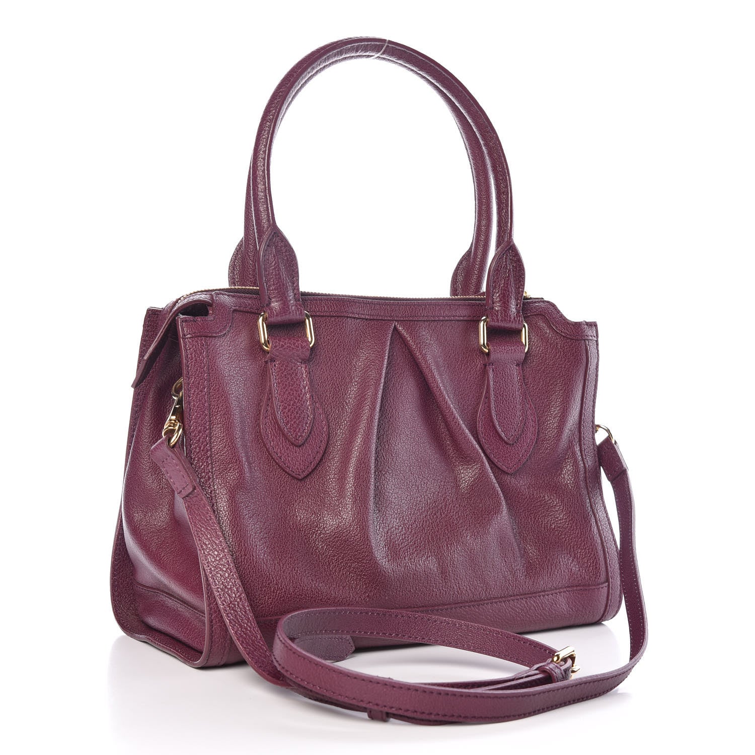 Burberry Grainy Calfskin Pilgrim Satchel 3 of 11