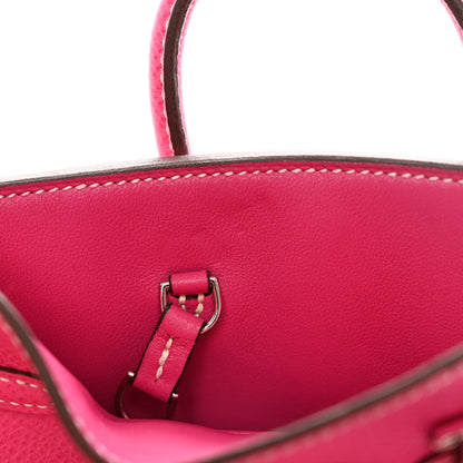 Hermes Epsom Micro Birkin 15 Rose Tyrien 12 of 15