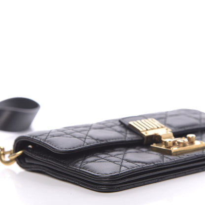 Christian Dior Lambskin Daddi Pouch Black 6 of 12