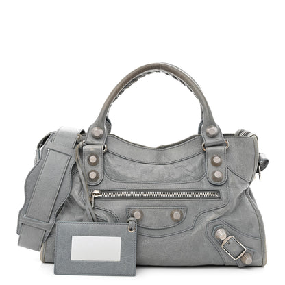 Balenciaga Agneau Giant 21 Silver Hardware City Ardoise 1 of 25