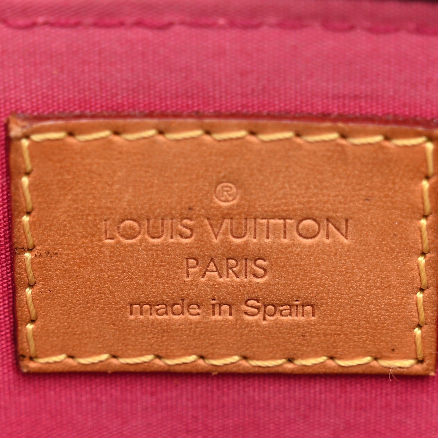 Louis Vuitton Vernis Alma BB Rose Indien 6 of 10
