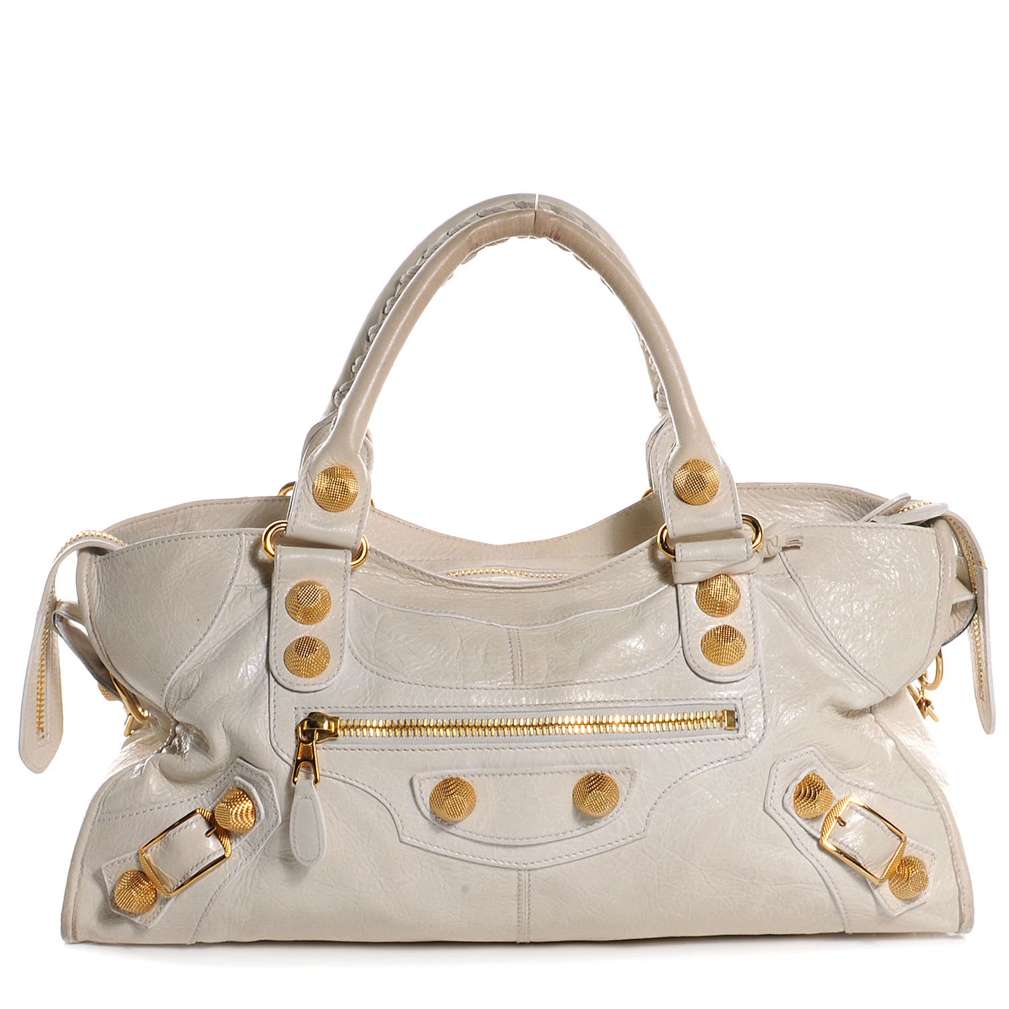 Agneau Giant 21 Gold Hardware Part Time White